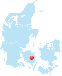 Svendborg Danmarkskort